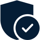 Car with shield icon